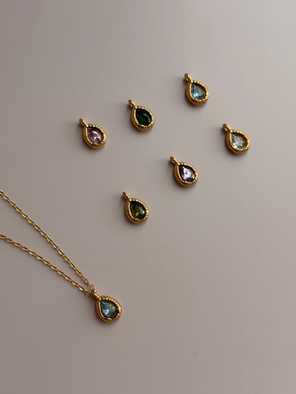 Charms Gota Circonita Colores