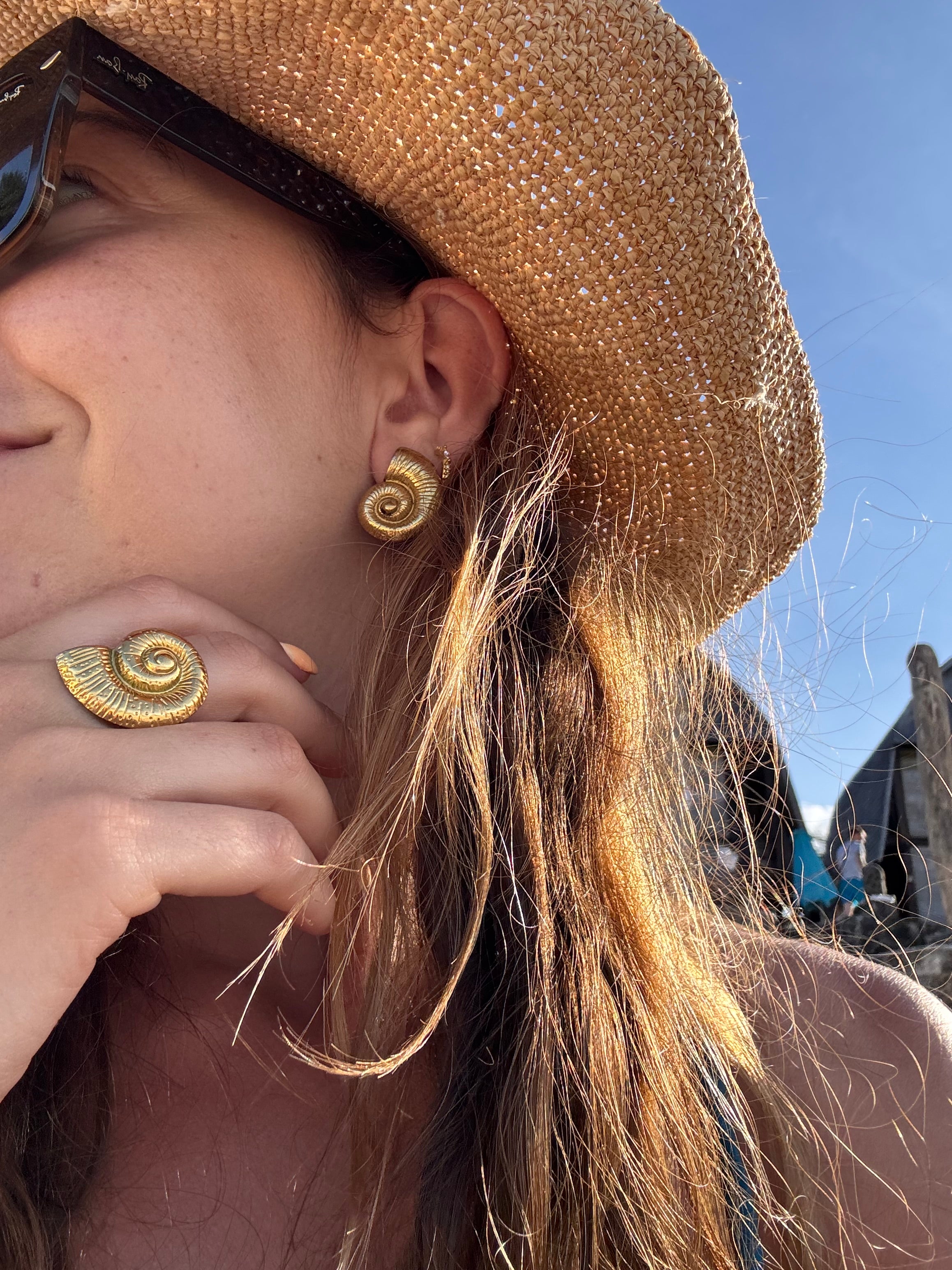 Pendientes Caracola