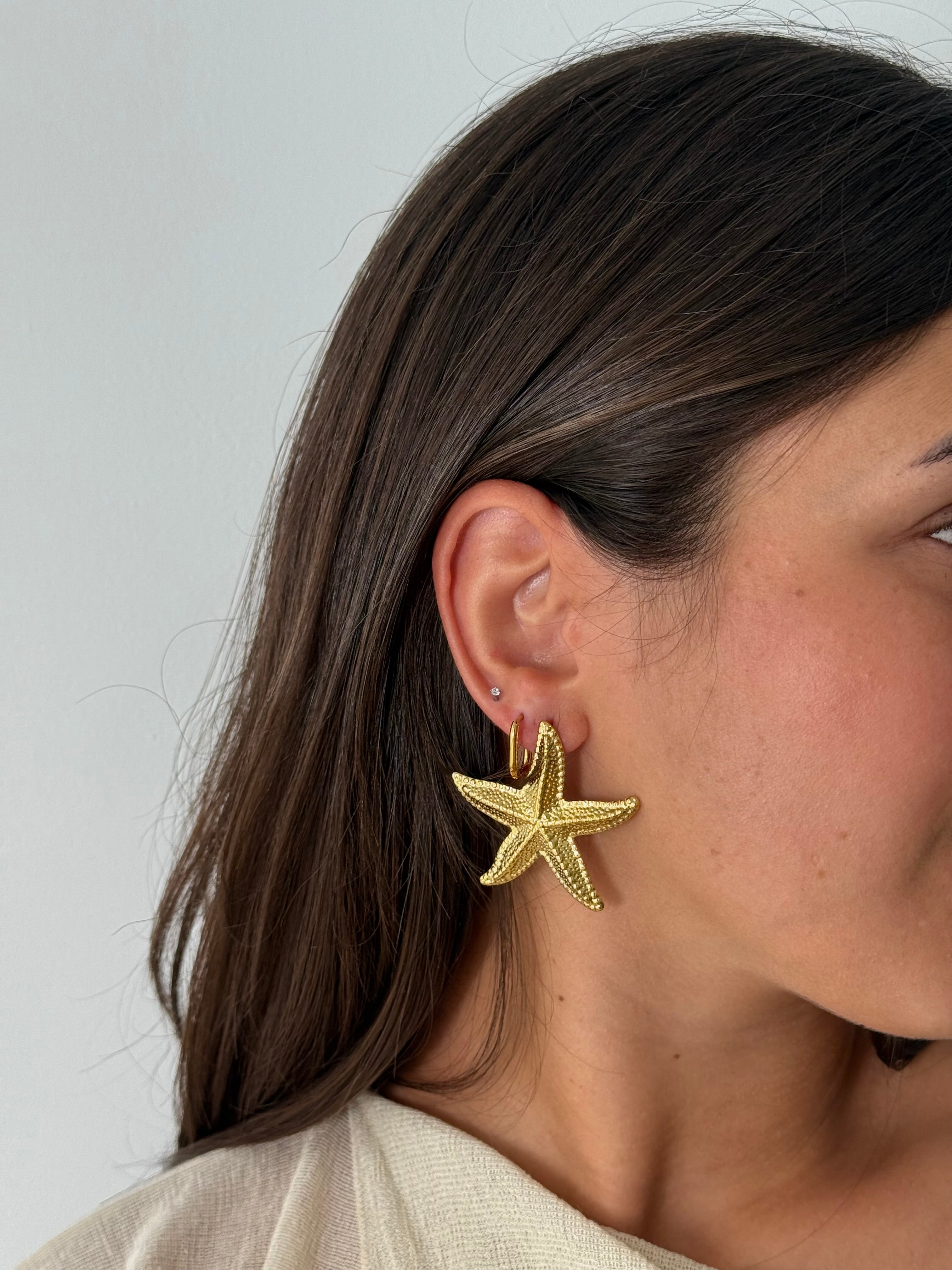 Pendientes Maxi Estrella de Mar