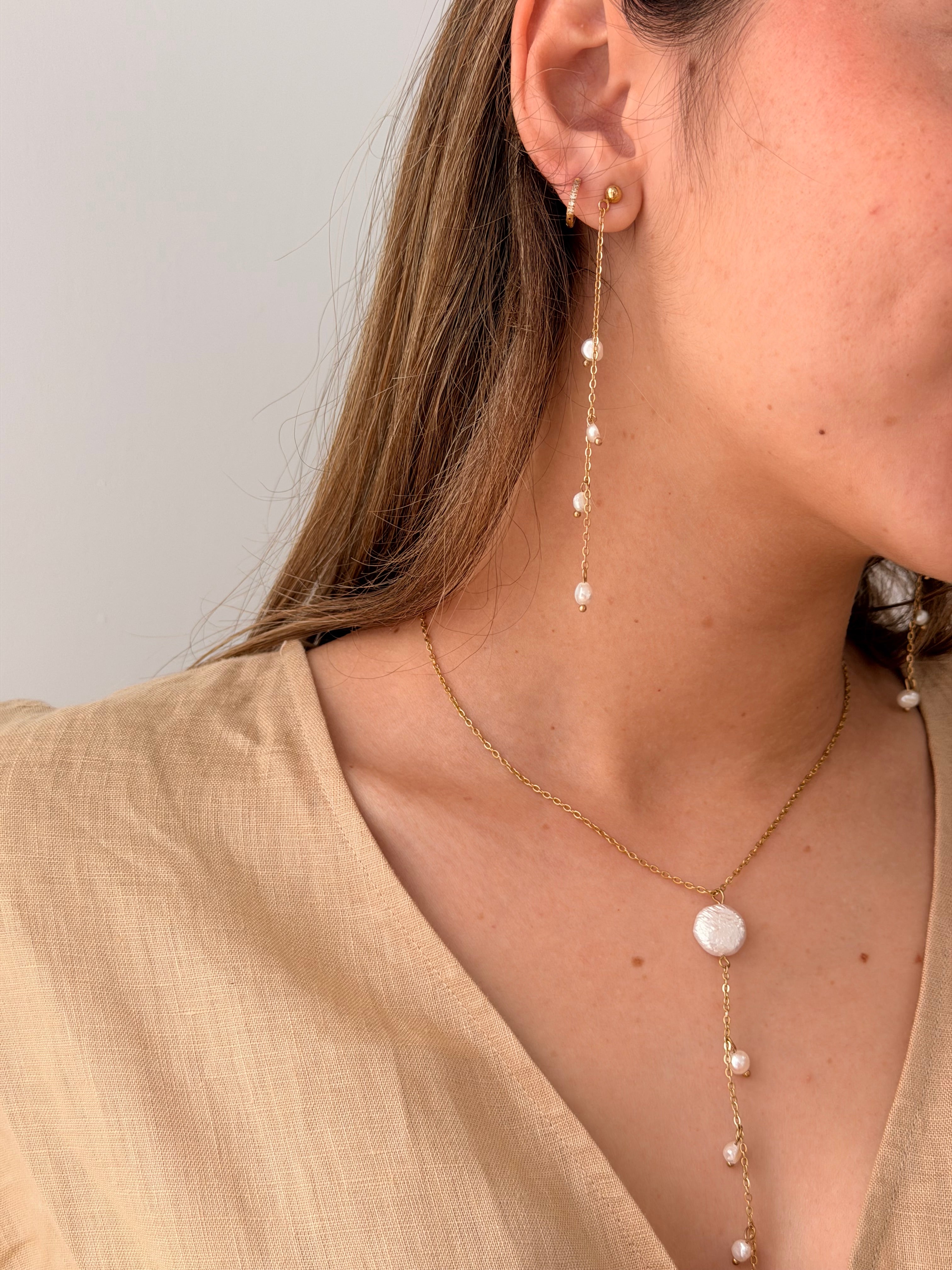 Pendientes Eternal Perla