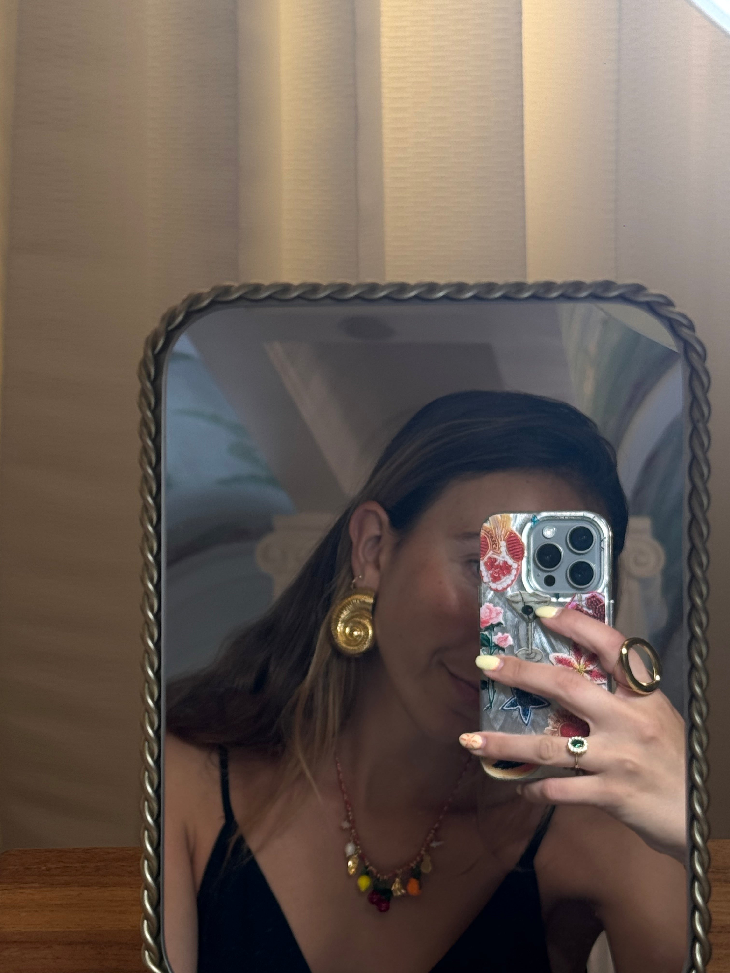 Pendientes Maxi Caracola