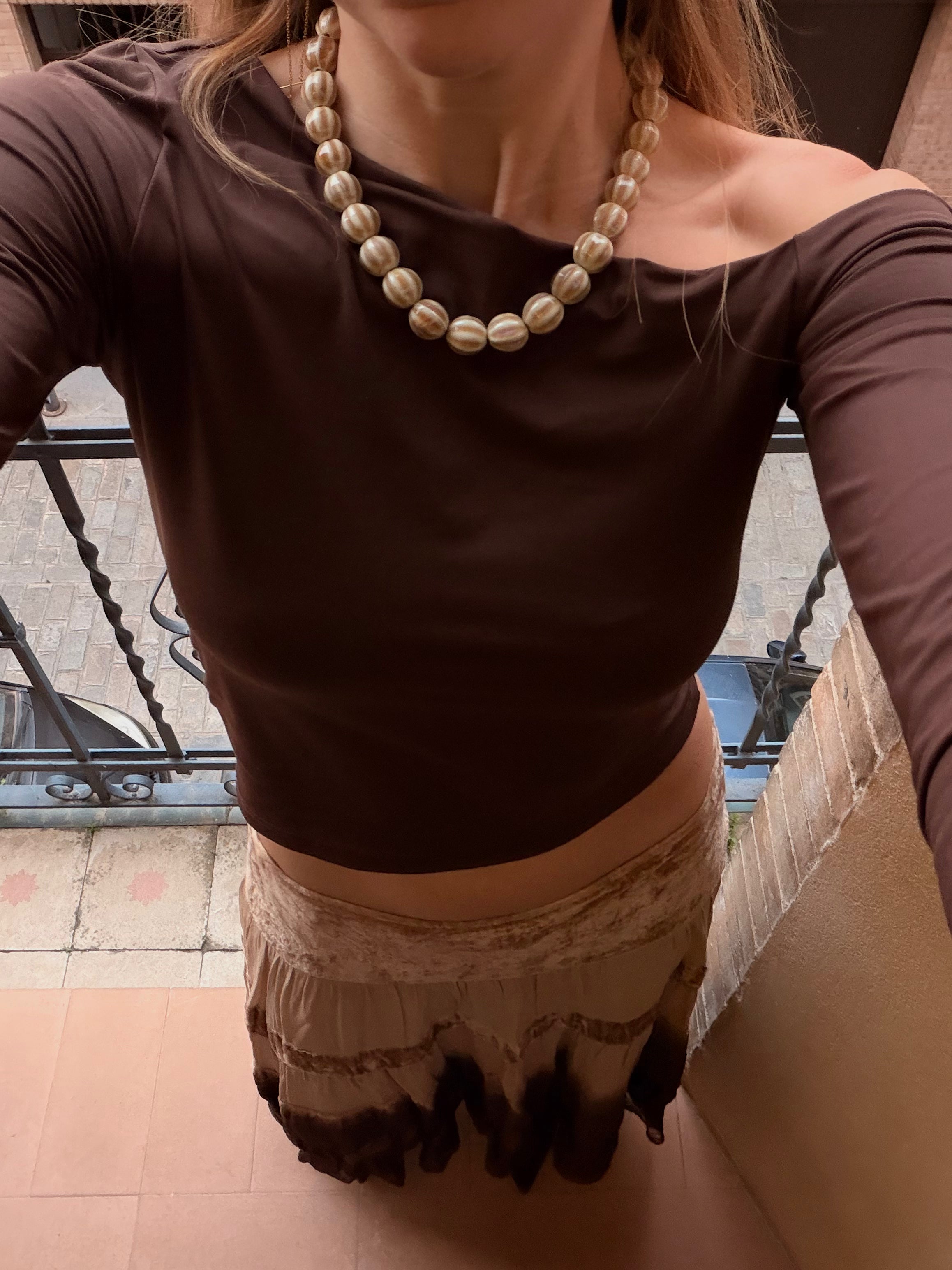 Collar Ema Marrón