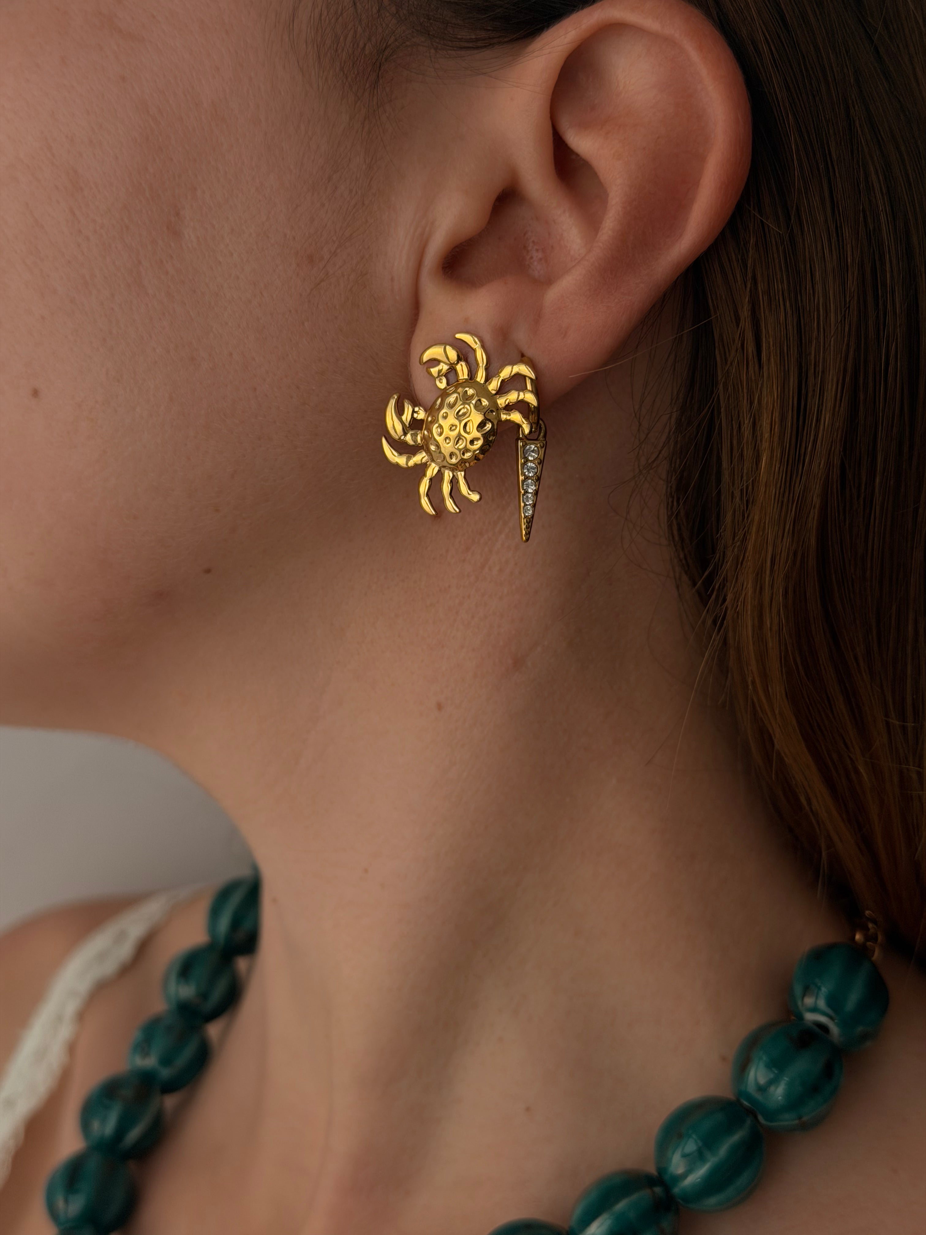Pendientes Cangrejo