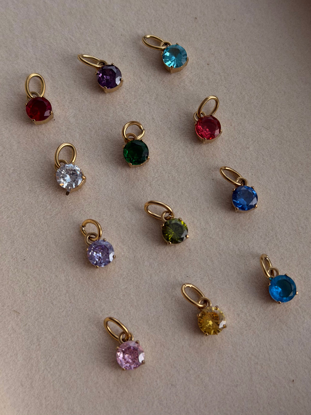 Charms Brillo Circonita Colores