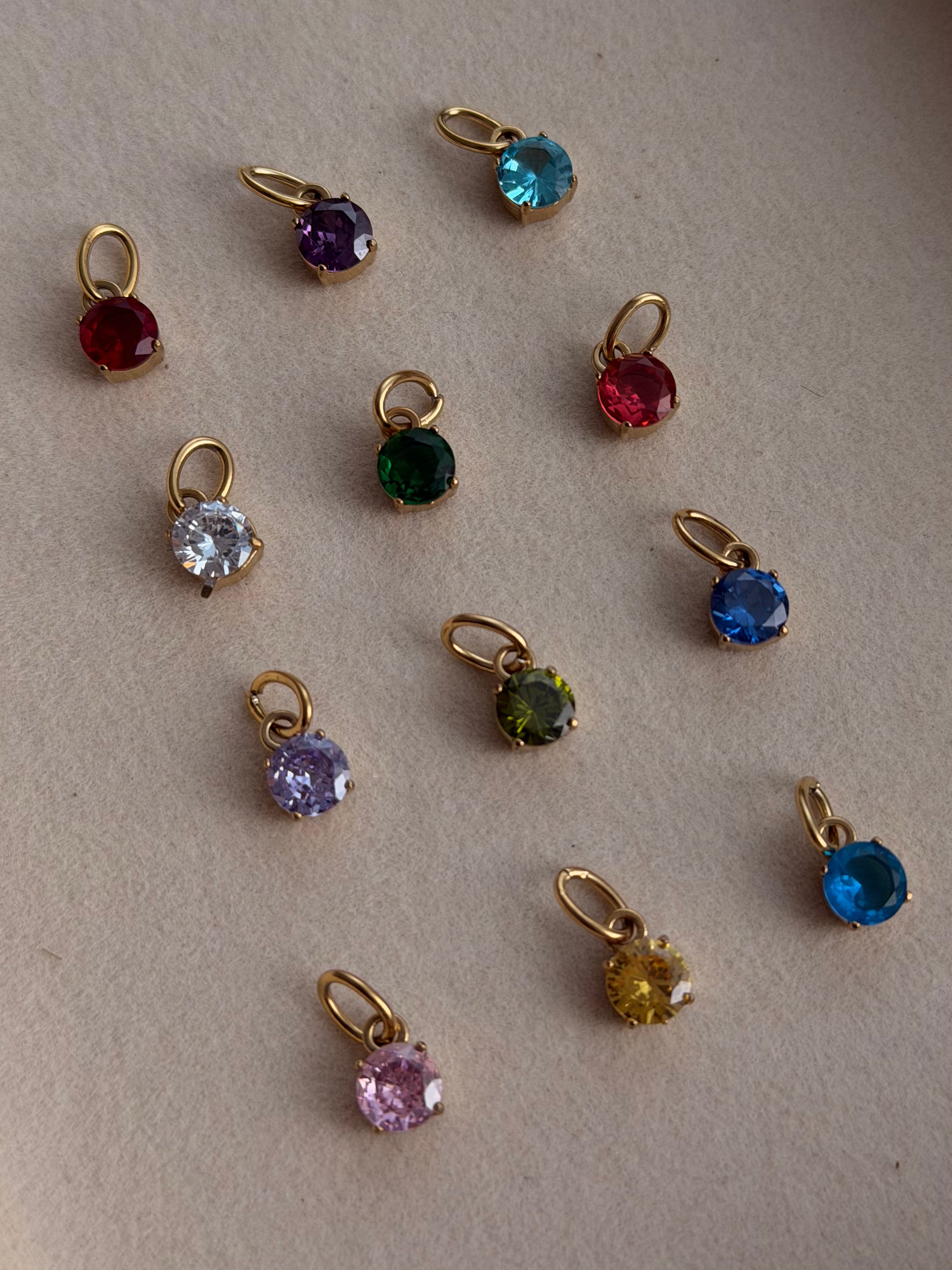 Charms Brillo Circonita Colores
