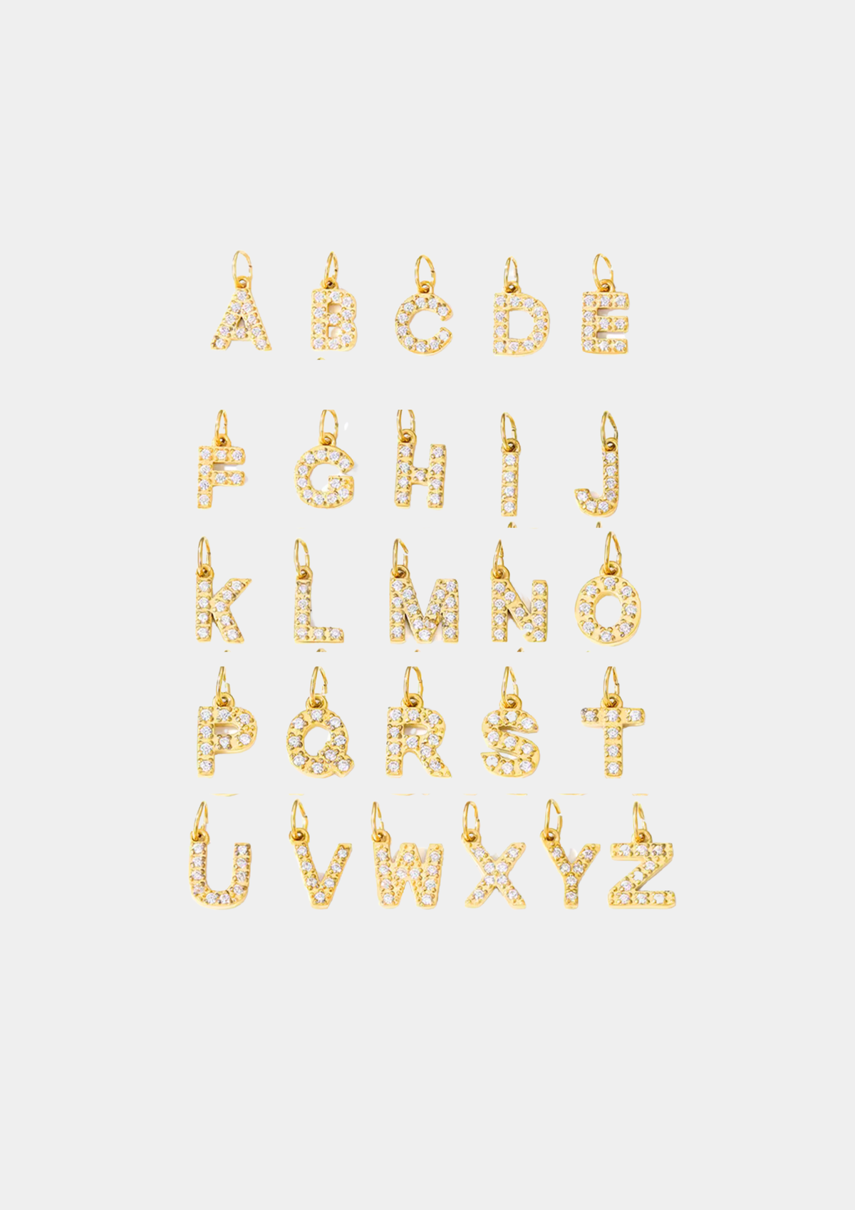 Charms Iniciales Circonitas